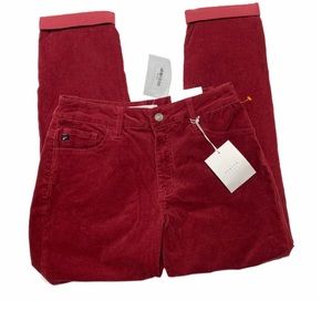 NWT KanCan High Rise Red Mom Jean